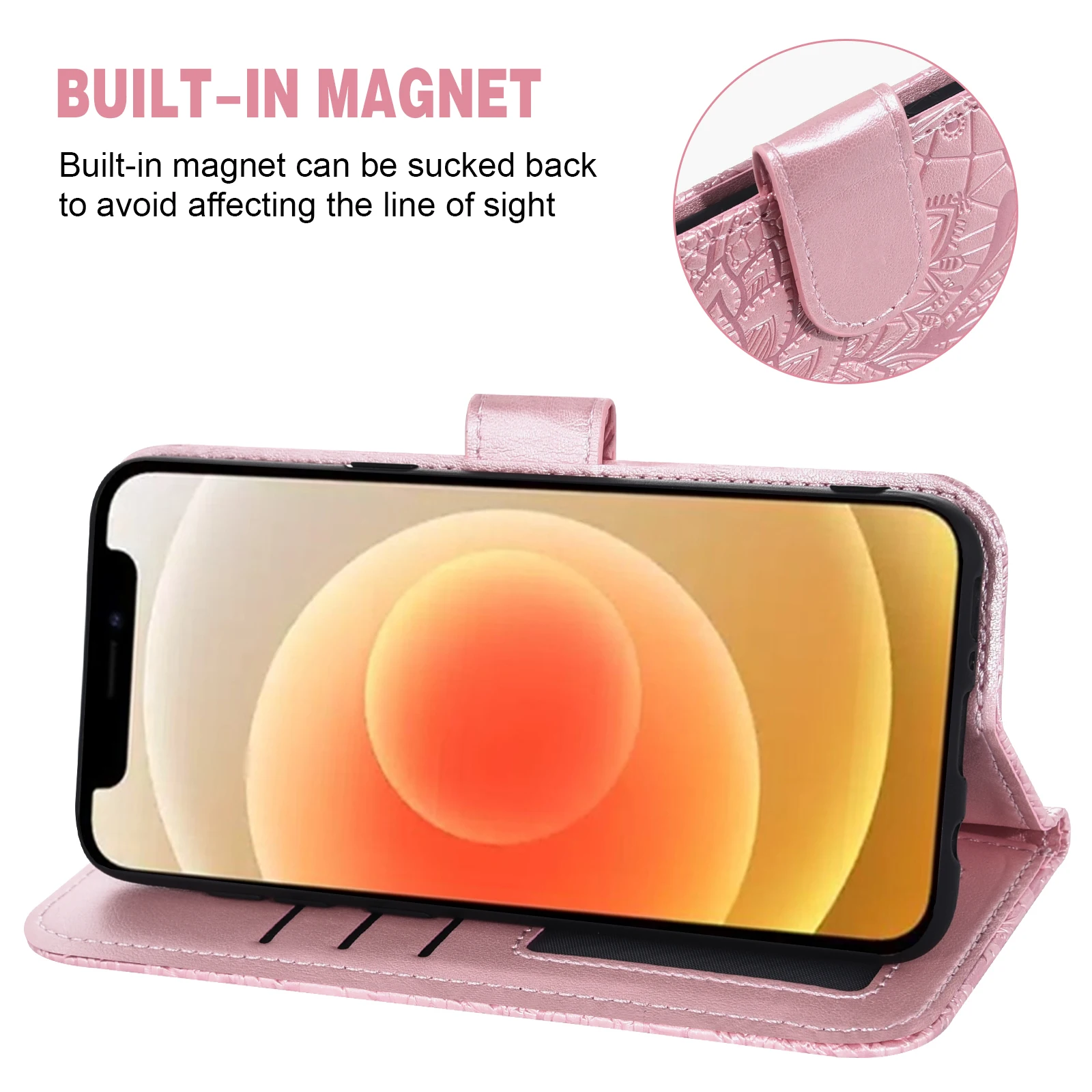 Luxury Flip Cover Leather Wallet Phone Case For Nokia 225 4G Credit card slot wrist