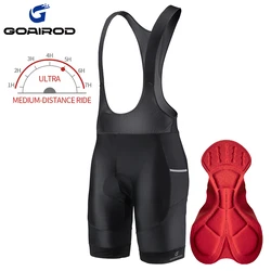 GOAIROD Brushed Bib Men Cycling Shorts Bretelle Braces Clothing Tights Man MTB Sport Tricuta Maillot Padded Pants Clothes RION