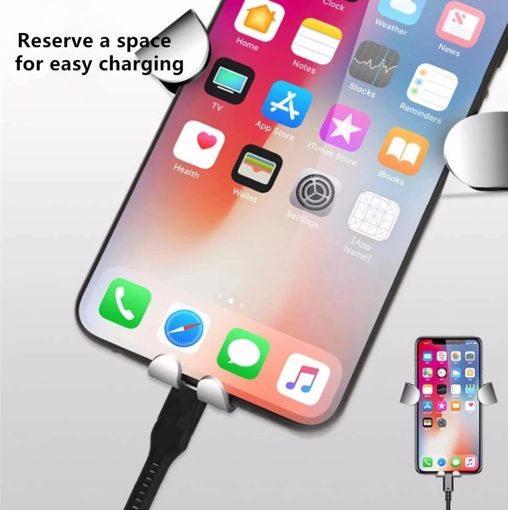 Gravity Car Holder For Phone in Car Air Vent Mount Clip Cell Holder No Magnetic Mobile Phone Stand Support Smartphone Voiture