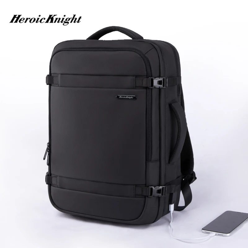 Heroic Knight Men Travel Backpack Waterproof Teenage School Bag 15.6 Inch Laptop Leisure Luggage Shoulder Pack For Male Mochila