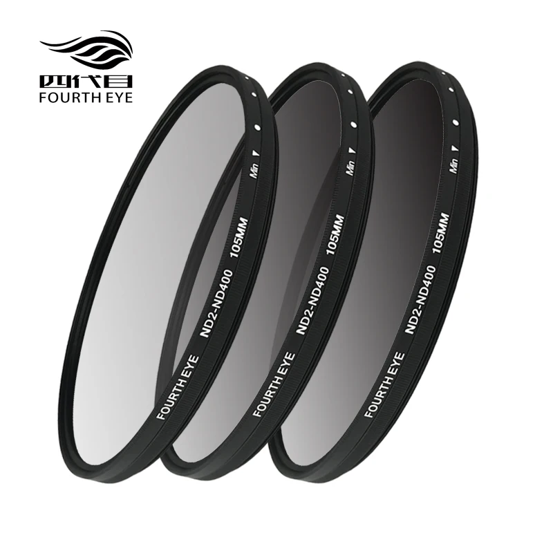 Fader ND2-400 Neutral Density ND Filter Variable Adjustable Optical Glass Lens 37 40.5 43 46 49 52 55 58 62 67 72 77 82 86 mm