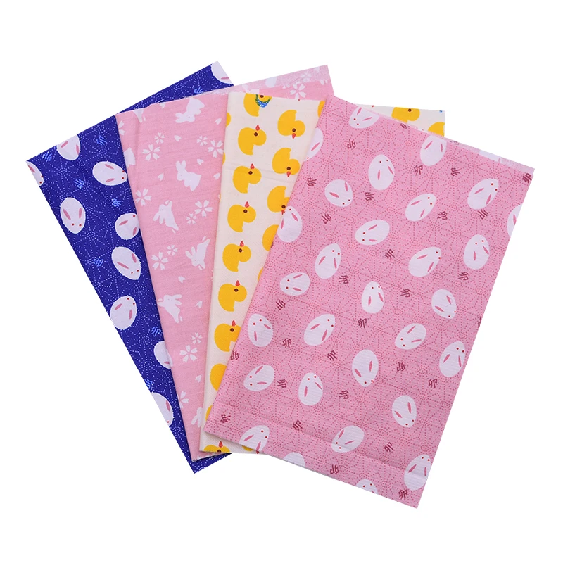 20*25CM and 25*25CM Floral Pattern Printed Patchwork Cotton Fabric DIY Sewing Quilting Accessories Doll Crafts Made Material