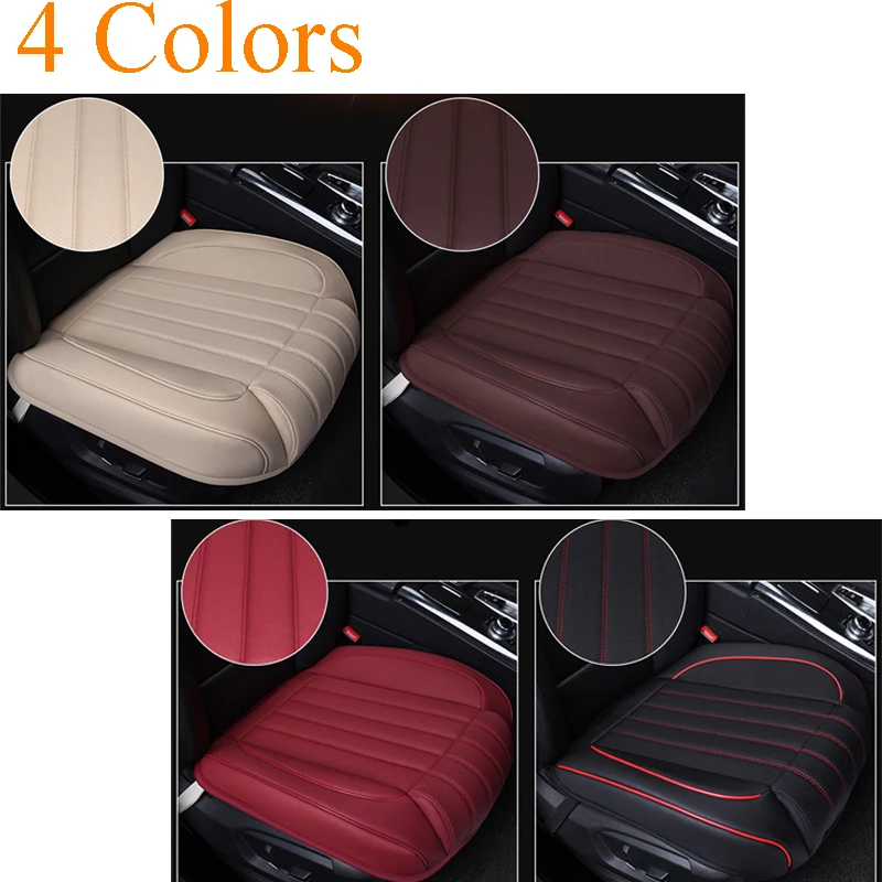 3D PU Leather Car Seat Covers Auto Seat Cushion Mat Breathable Car Front Rear Back Seat Cover Universal Car Accessories