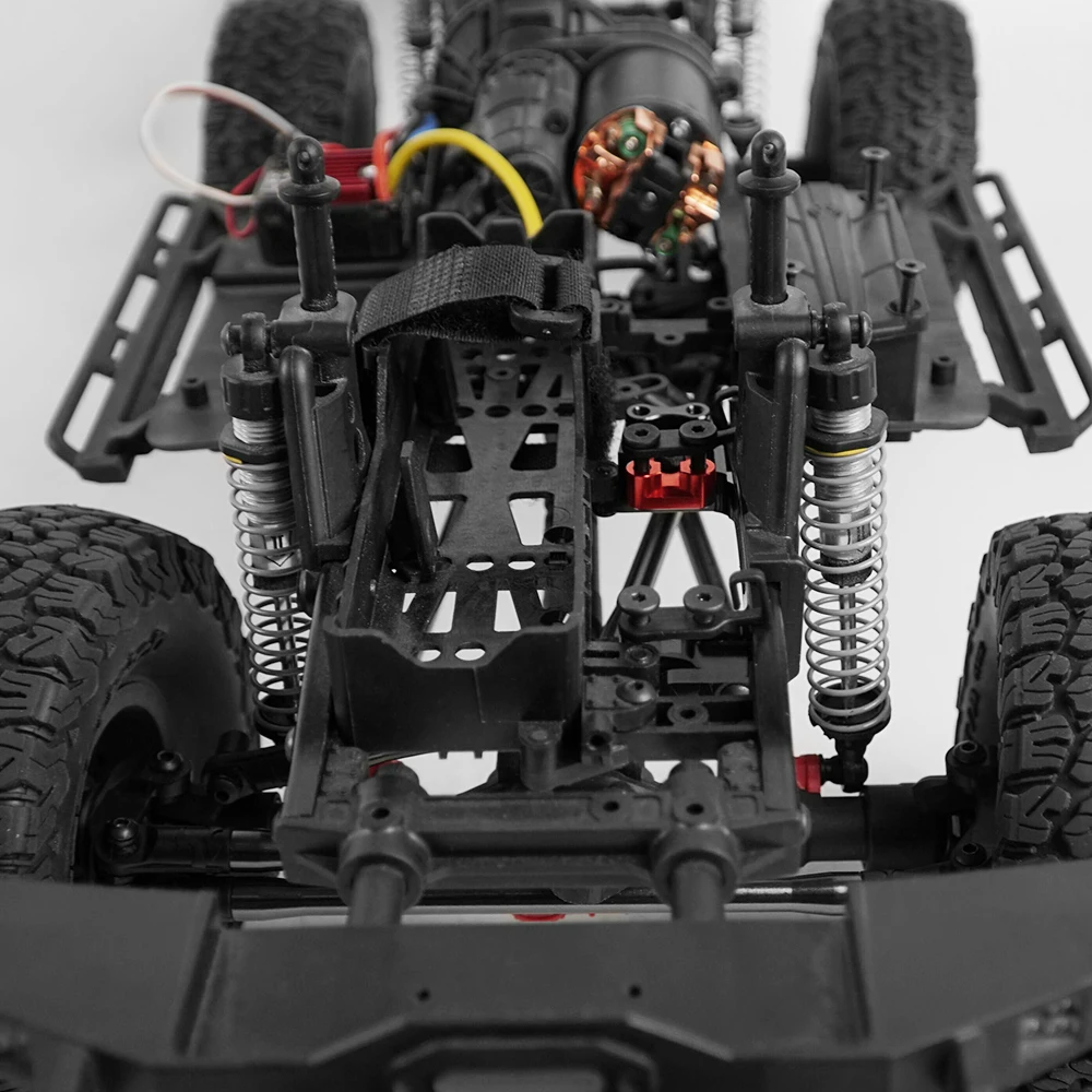 AXSPEED-Soporte de montaje de Servo de dirección de aleación de aluminio para 1/10 Axial SCX10 II 90046 coche trepador de control remoto, piezas de mejora de Servo