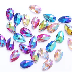 Mixed color Multi shapes Resin Sew on Rhinestone Crystal AB flatback Sewing stones strass for women's bag with rhinestones