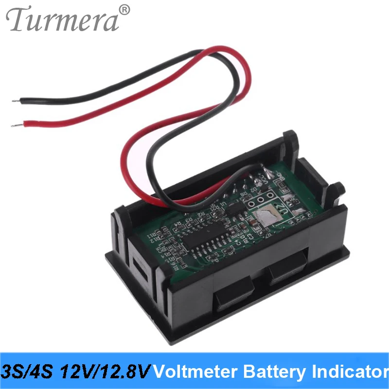 10S 12S 36V Lithium Lifepo4 Batterij Indicator Voltmeter Display Met Schakelaar Batterij Voor 36V 42V E-Bike En E-Scooter Gebruik