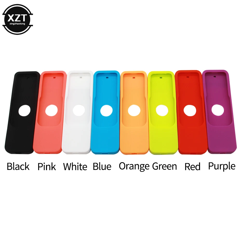 Colorful Silicone Protective Case Control Cover Skin for Apple TV 4 Remote Waterproof Dust protector Cover