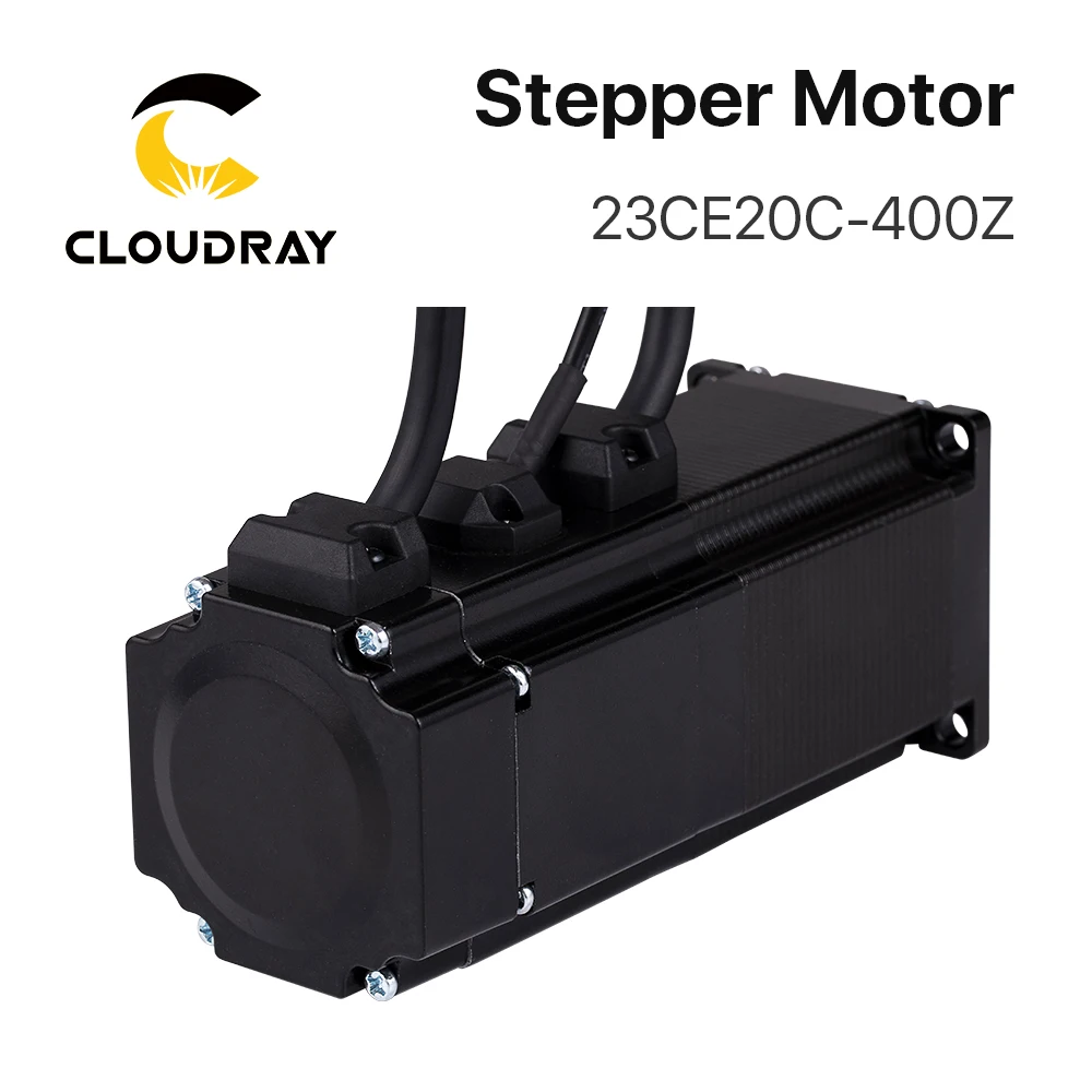 Imagem -03 - Cloudray-nema 23 Stepper Motor com Freio Servo Motor de Loop Fechado Codificador para Impressora 3d Laser Cnc 2.0n.m 4.0a