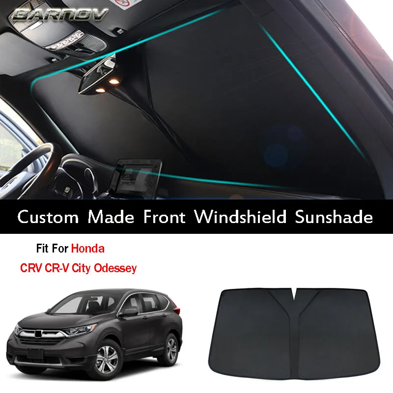 Car Special Fully Covered Front Windshield Sunshade Double Insulation Custom Made Fit For Honda CRV CR-V City Odessey Elysion