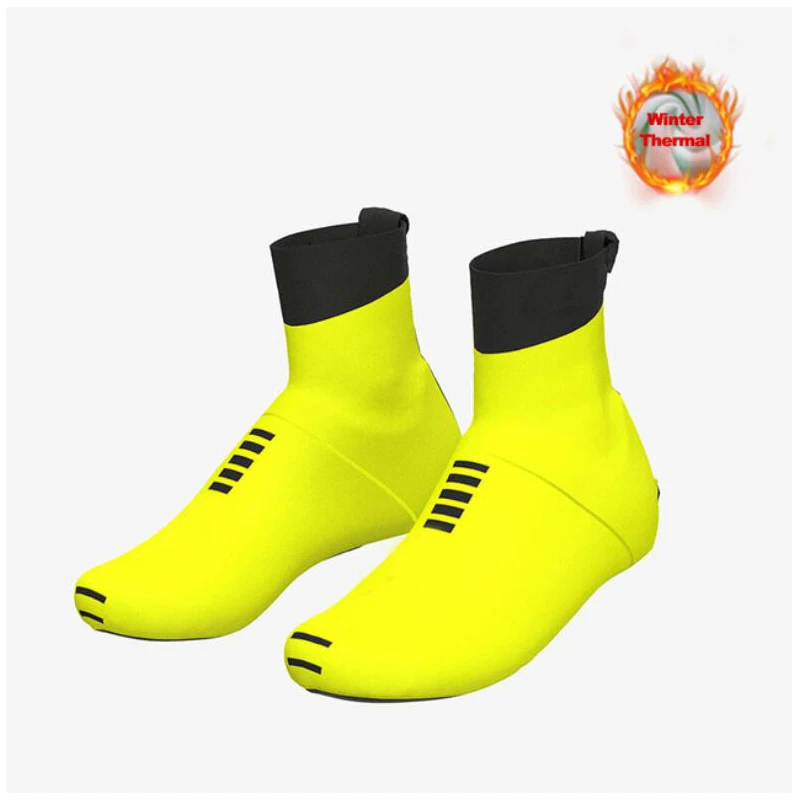 

Warm Fleece Bicycle Shoe Cover for Men, Mountain Bike Overshoes, Sports Clothing, Winter, New