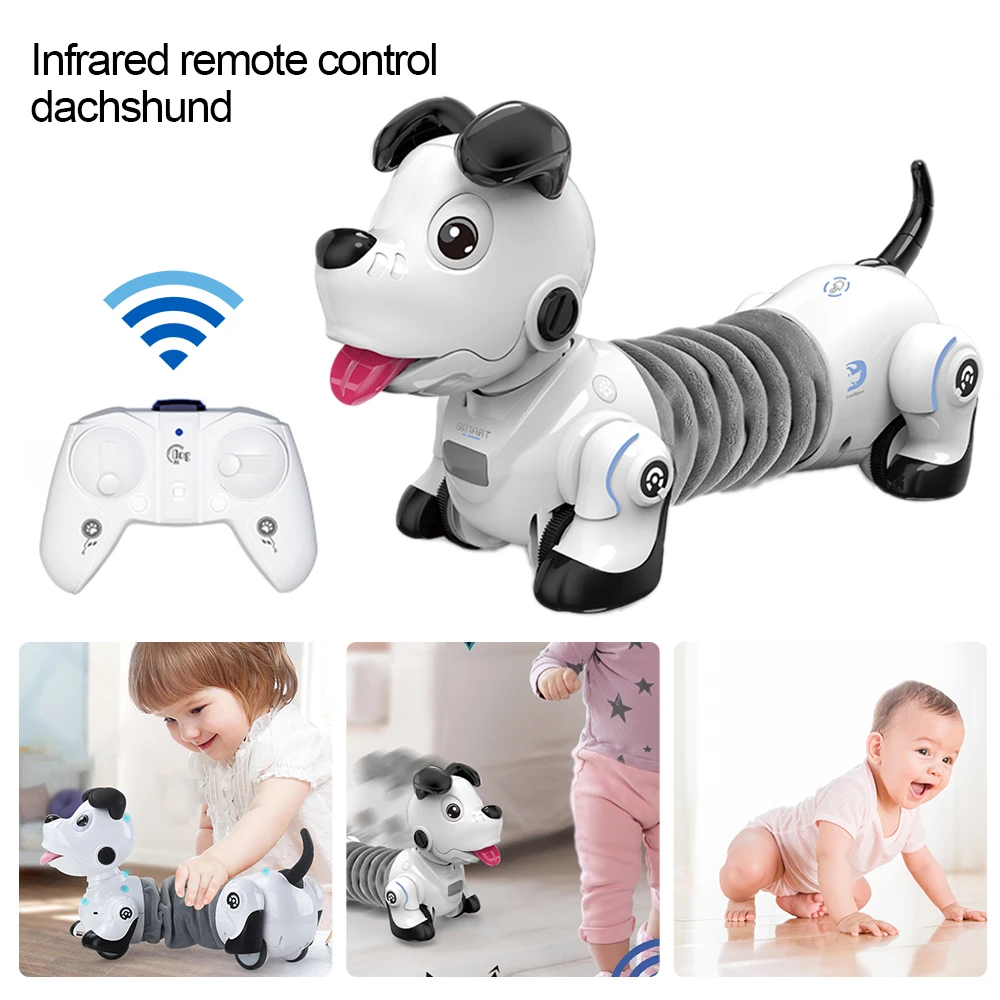 Kinder Roboter Hund Welpen Spielzeug Fernbedienung Smart Tiere Programmierbare Kinder Spielzeug Intelligente Reden Elektronische Haustiere für Kinder