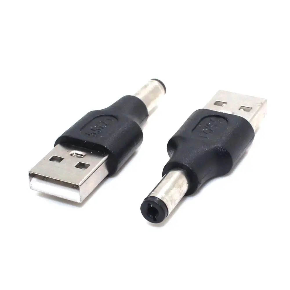 محول قابس USB إلى 5.5 × 2.5 ، 4.0 × 1.7 ، 5.5 × 1.7 ، 2.5 × 0.7 ، 3.0 × 1.1 مم ، مقبس تيار مستمر ، موصل لمكبر صوت المروحة الصغيرة