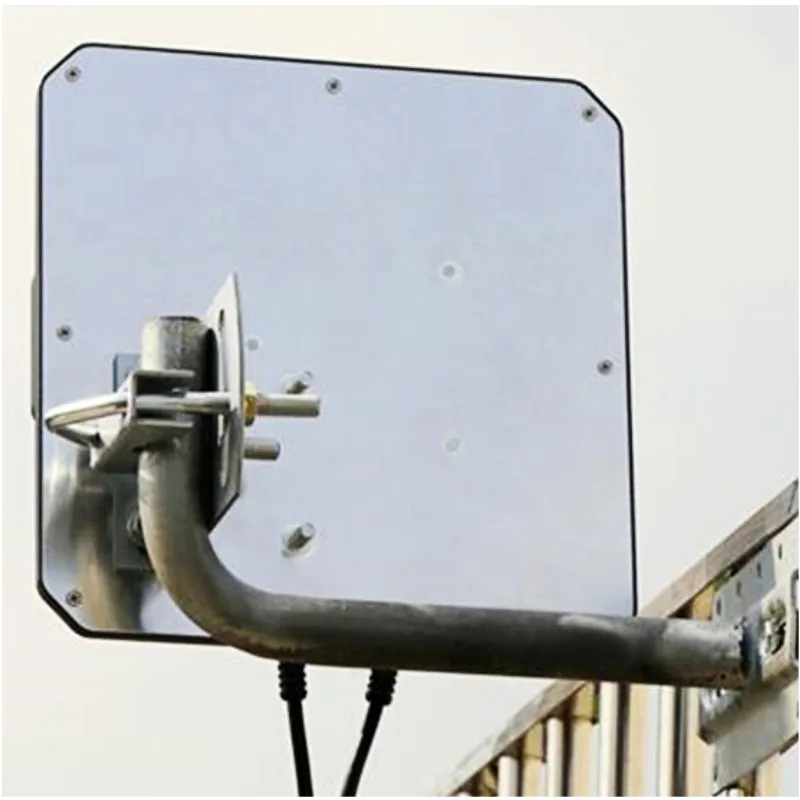 2*22dBi outdoor 4G LTE MIMO antenna,LTE dual polarization panel antenna SAM -Male connector