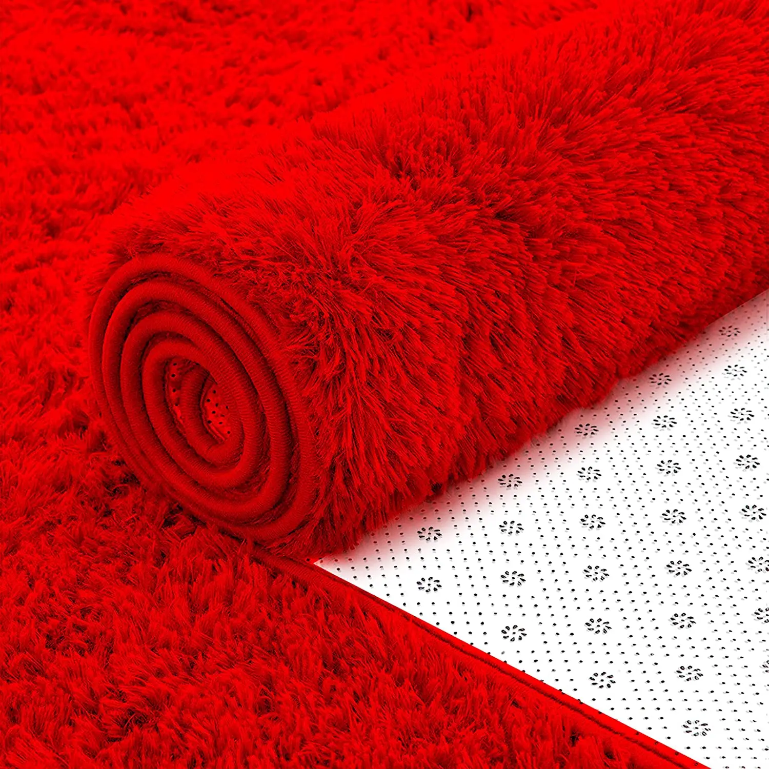 Ultra Soft Shaggy Rugs Fluffy Carpet for Room Non-Slip Modern Plush Area Rugs Rectangular Home Decor Shag Rug Living Room Carpet