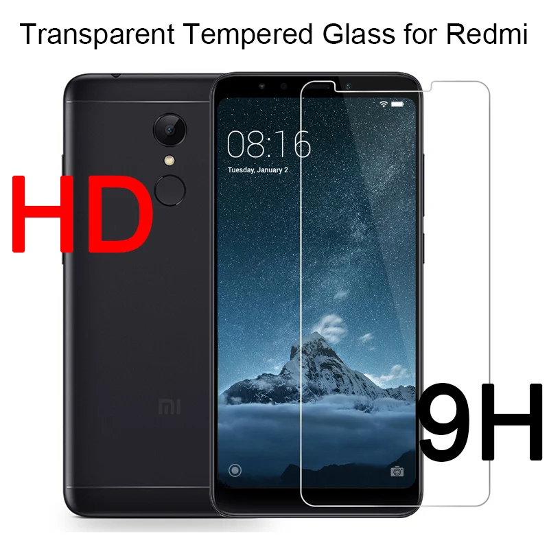 Protector de pantalla templado para móvil, película de vidrio templado HD 9H para Xiaomi Redmi 7 K20, 6 Pro, 5 Plus, Redmi 7A, 6A, 5A, 4A, 4X, 1 o 2 unidades