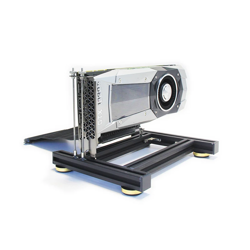 Soporte para tarjeta de vídeo externa, base para tarjeta gráfica de escritorio, aleación de aluminio, bricolaje
