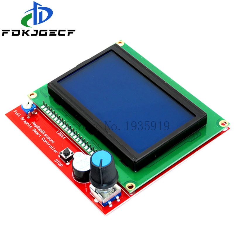 3D Printer Parts LCD 12864 LCD Control Panel 12864lcd display for 3D Printer Smart Controller RAMPS1.4