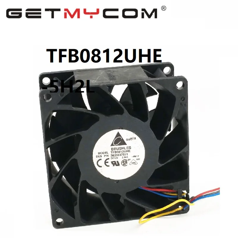 Getmycom Original  TFB0812UHE -5H2L DC12V 2.34A 80x80x38mm Server Square inverter axial cooling fans  wholesale