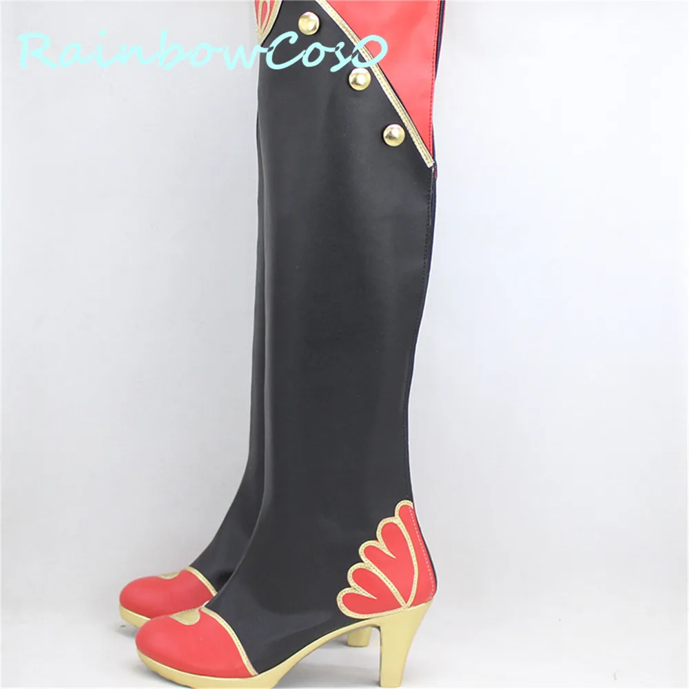 Twisted-Wonderland Riddle Cosplay zapatos botas juego Anime Halloween RainbowCos0 W959