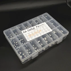 400pcs/lot 1uF-1000uF 24 Values Assorted Kit Electrolytic Capacitor SMD Aluminum Electrolytic Capacitor