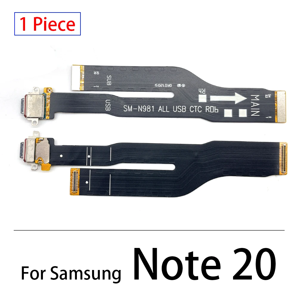 For Samsung Note 20 Ultra 8 9 10 Lite Plus N970F N950F N950U N960F USB Charging Connector Board Plug Port Dock Cable