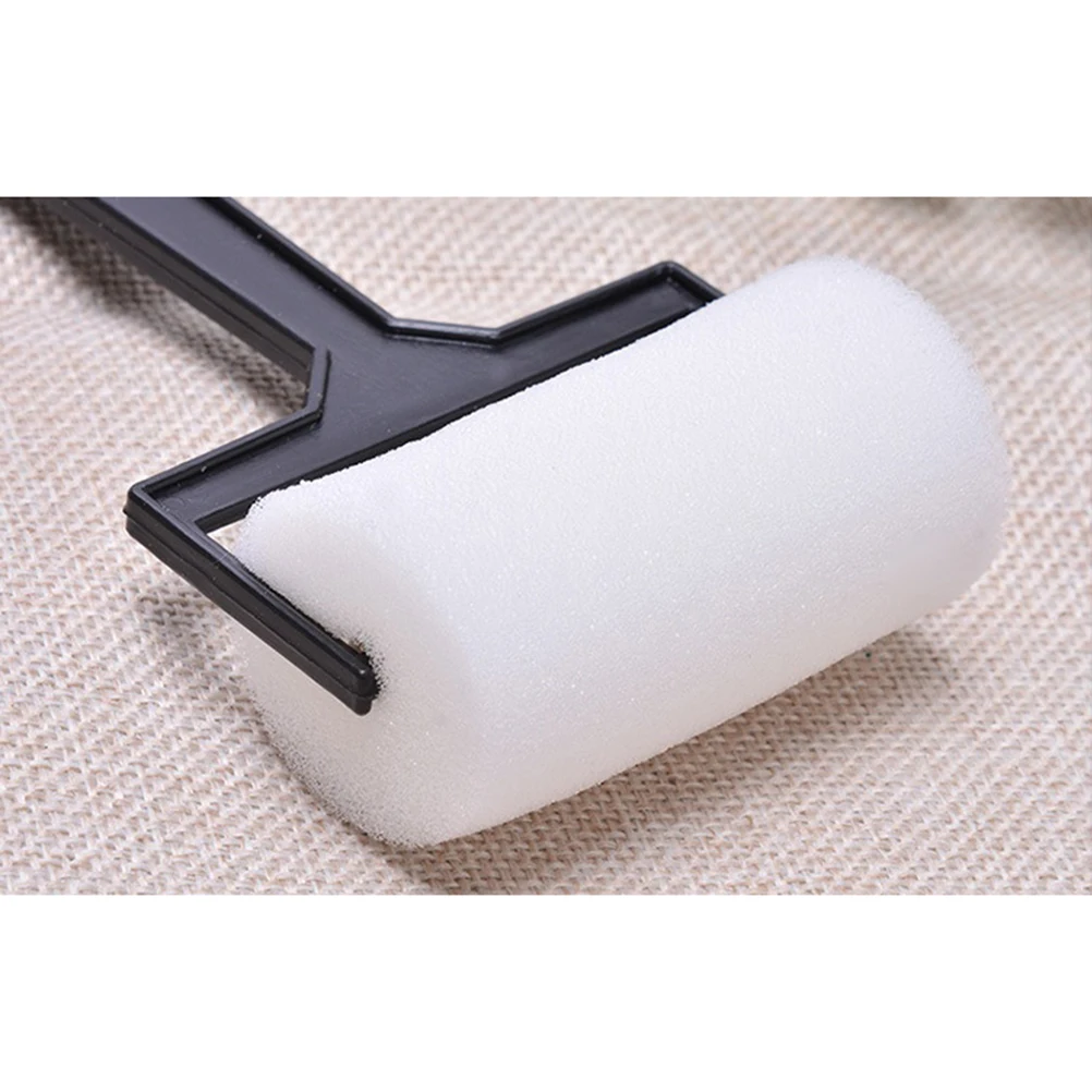 Brosse éponge blanche en mousse pour enfants, ensemble de 3 pièces, rouleau de peinture, outil artisanal, jouets de dessin, fournitures de peinture