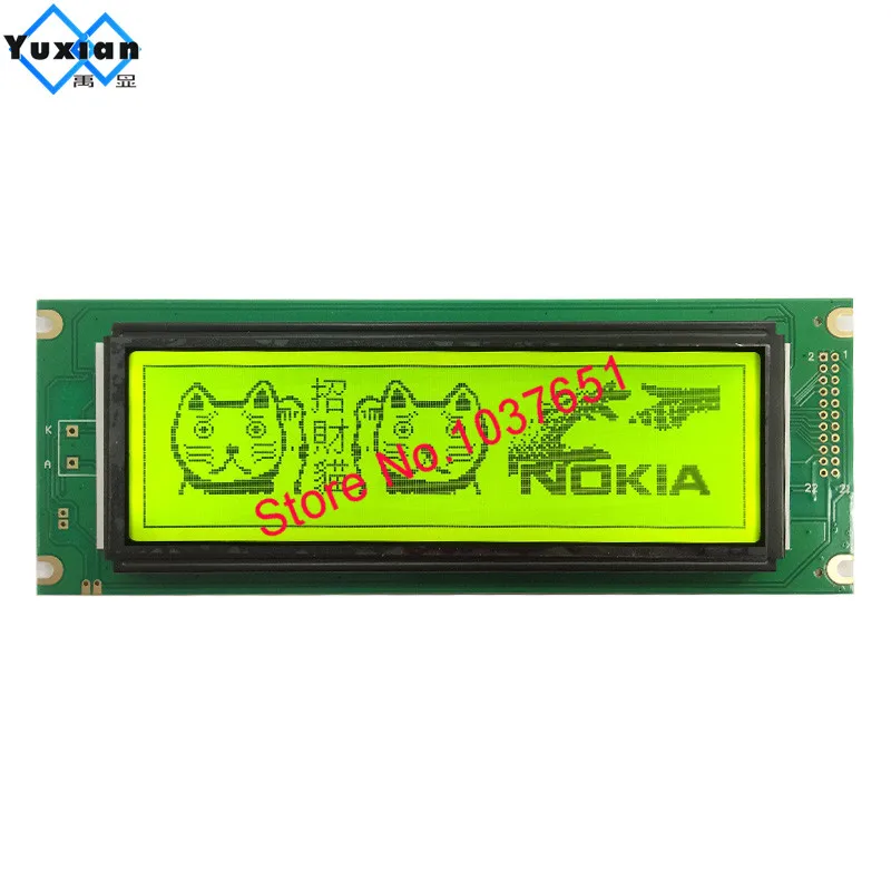 Lcd Module 24064 Display  Blue Green  UCI6963 intead WG24064 LM24064DFW