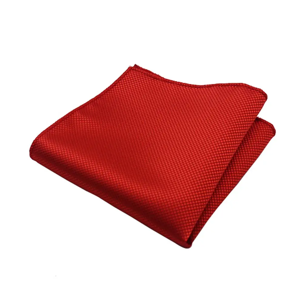 HUISHI Adut Pocket Square Handkerchief Solid Color Vintage Men Suit Handkerchief Breast Scarf Business Chest Towel Suit Napkin