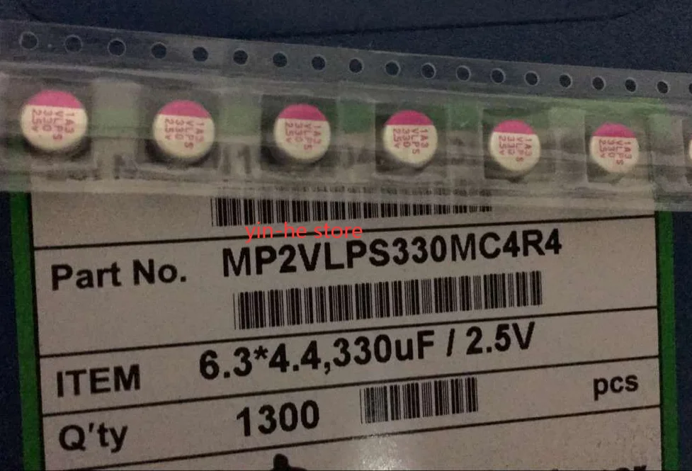 

30PCS MP2VLPS330MC4R4 Solid capacitor 2.5V330UF 6.3X4.4 patch solid capacitor MP2VLPS330MC4R4