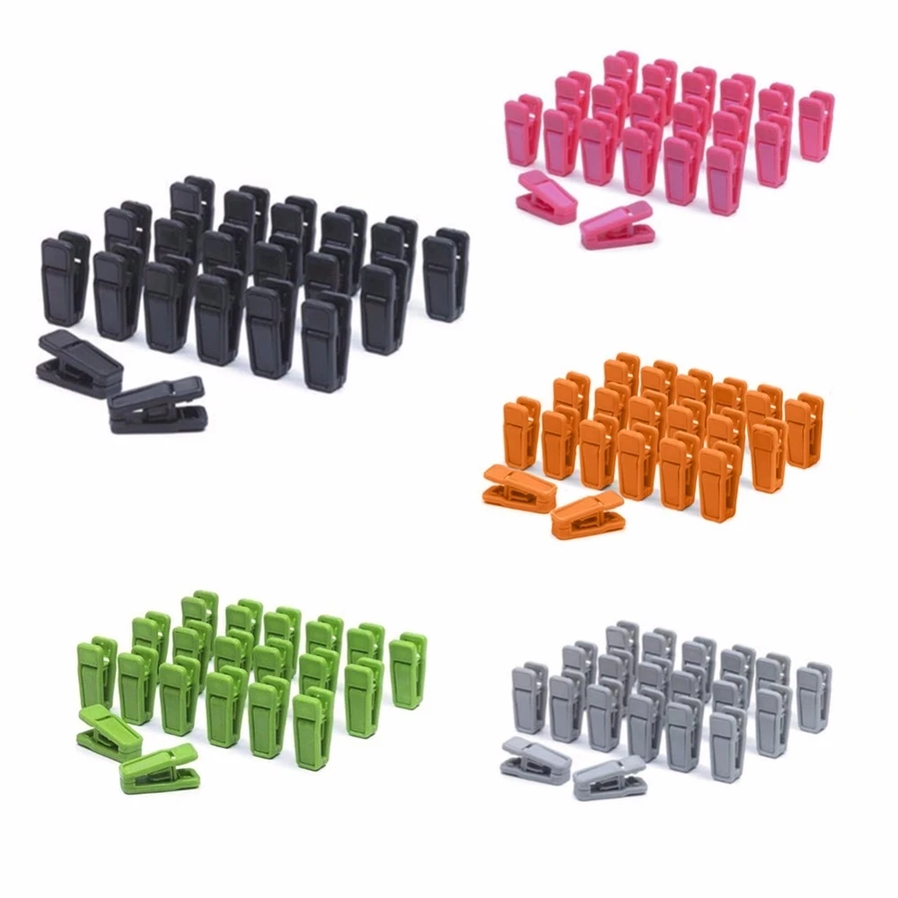 

20PCS Heavy Duty Clothes Pegs Plastic Hangers Racks Clothespins Laundry Clothes Pins Hanging Pegs Clips Clothes Drying Clips