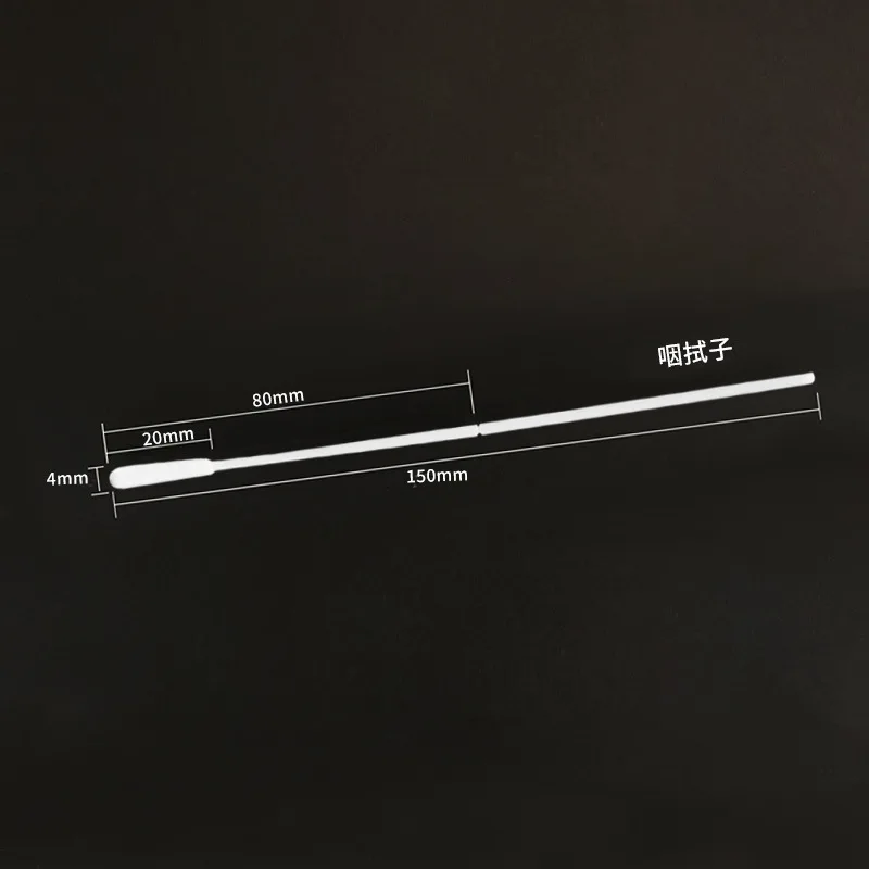 100Pcs Flocking Swabs Sampling Swabs ทิ้ง Sampling Swabs บรรจุ