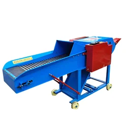 3.8TOutput Electric Agriculture Grass Cut Kneading Machine Livestock Poultry Sheep CattleSilage Chuff Cutter For Feed Processing