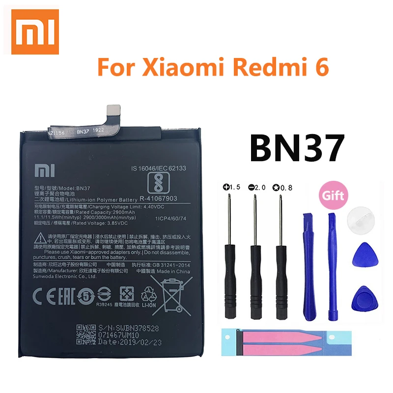 แบตเตอรี่สำรอง Xiaomi BN37 3000mAh สำหรับ Redmi 6, Redmi 6A ตรวจสอบและแนะนำอย่างละเอียดจากผู้ใช้งานจริง