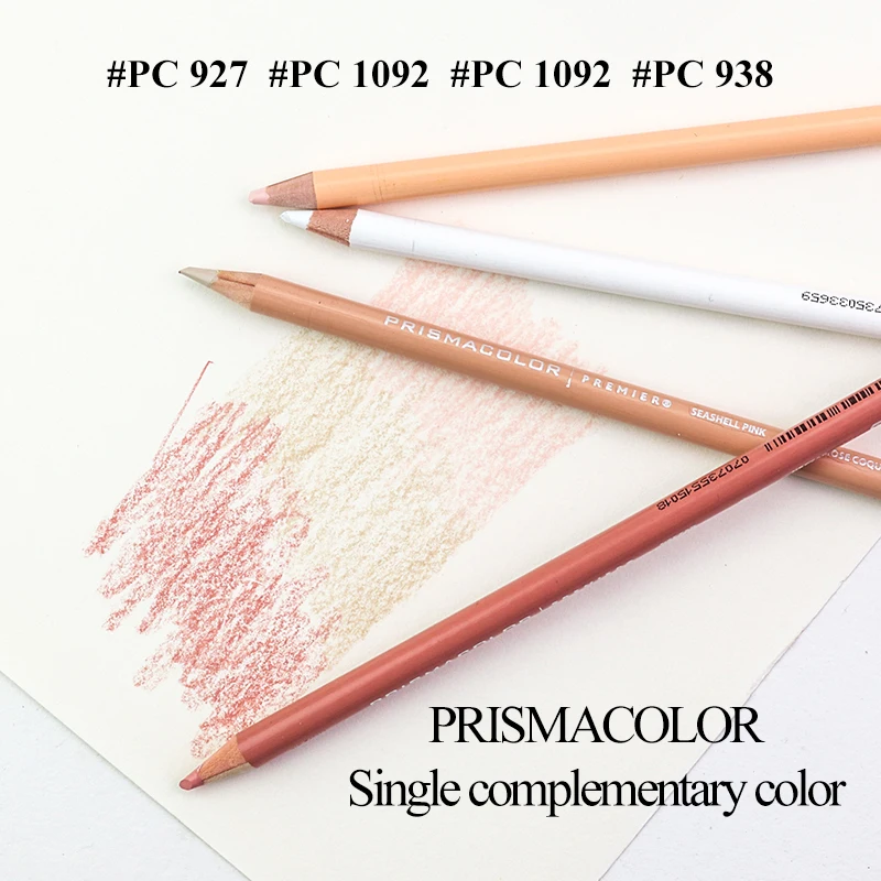 PRISMACOLOR pensil warna profesional, perlengkapan menggambar seni pensil warna tunggal Lapis De Cor 3 buah 927/938