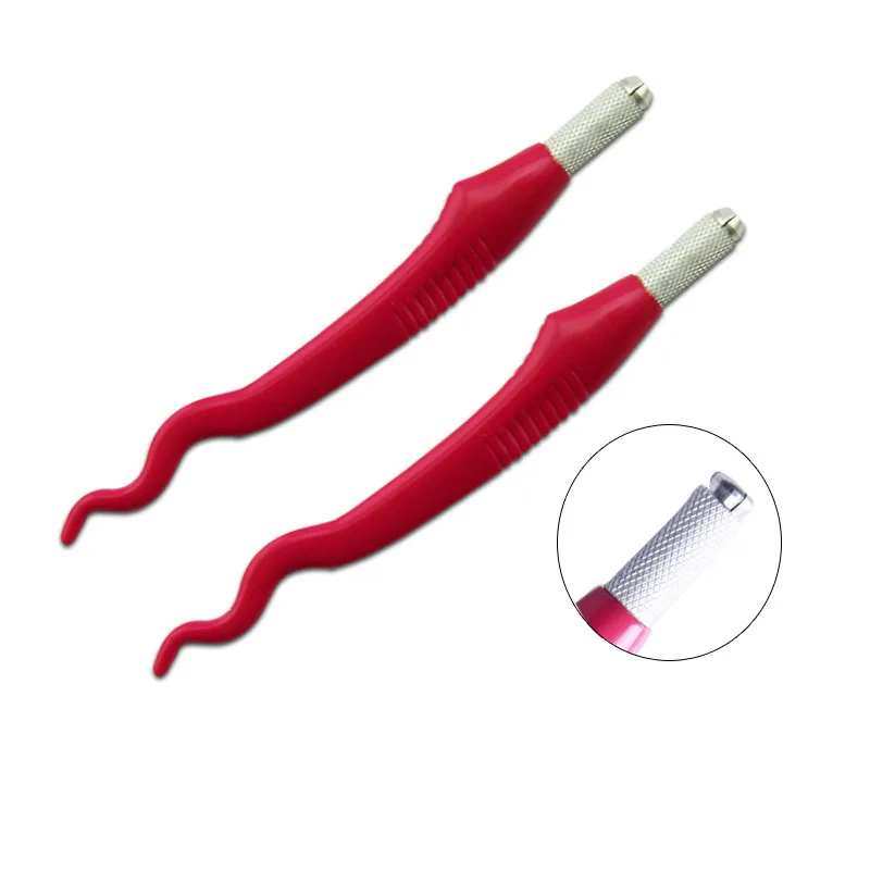 مقابض ألومنيوم لوشم الحواجب للمكياج الدائم، أداة قلم احترافية لمستلزمات الحواجب الخصبة الأكثر كاملة