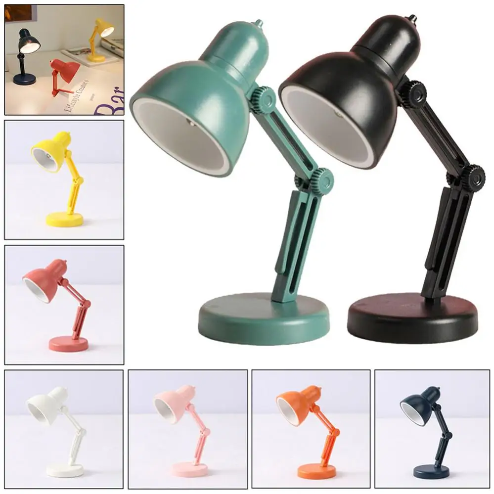 Portable Mini Book Light LED Desk Lamp Foldable Eye Protection Table Lamp Night Reading Light for Bedroom Home Room