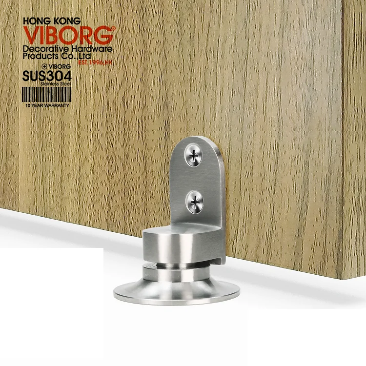 

VIBORG Deluxe SUS304 Stainless Steel Casting Floor mounted Magnetic Magnet Door Stopper Door Stop Catch Doorstop RS-40A