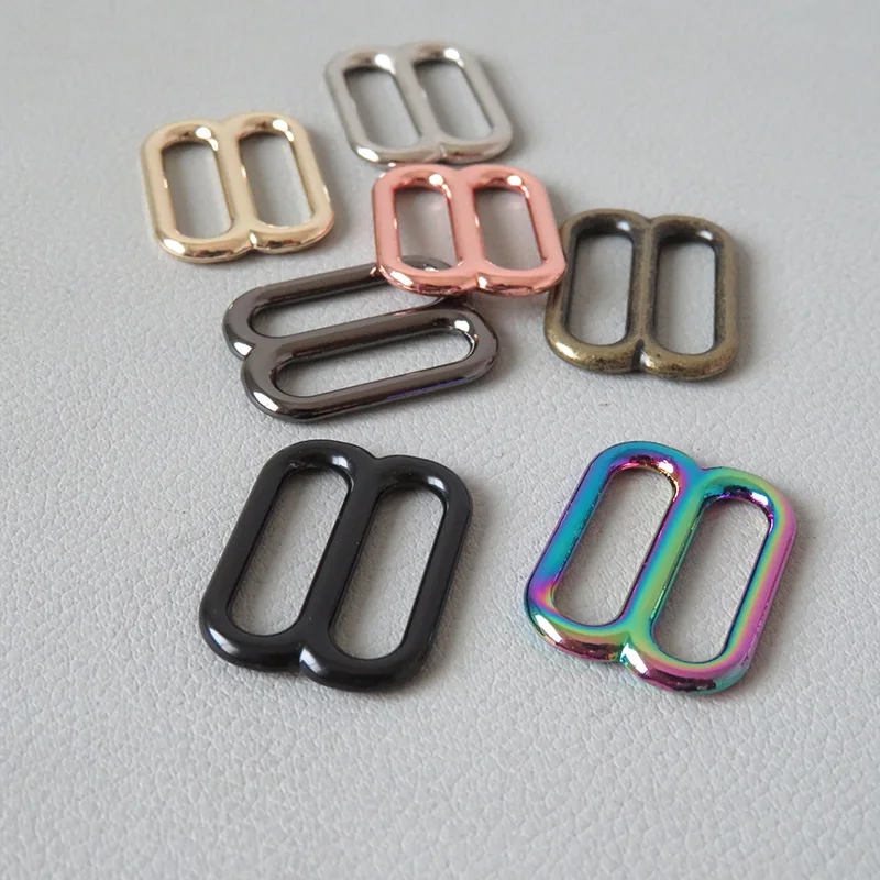 100 قطعة/الوحدة بالجملة 20 مللي متر مشبك معدني المنزلق لحقيبة الظهر DIY ملحق الضابط حزام حلقة الأجهزة الكلب طوق الحيوانات الأليفة المشبك #4