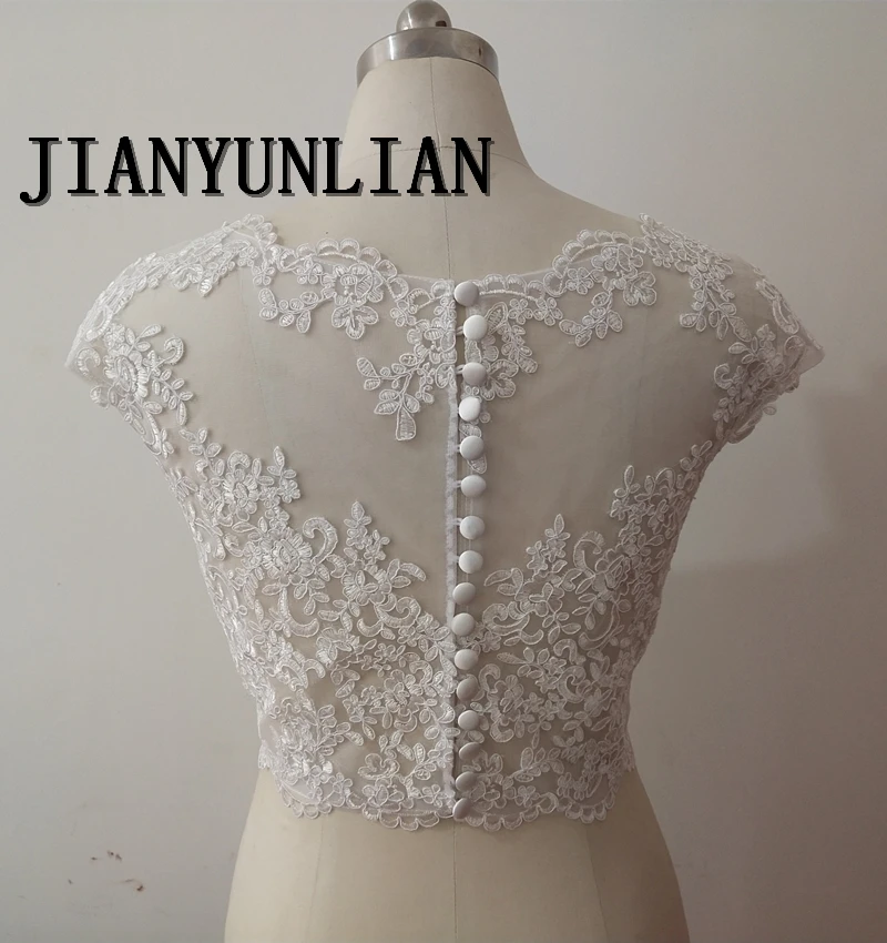 Customized Bolero Mariage Cape Wedding Accessories Chal Etola Feminino Fourrure Bridal Top Novia Chaqueta Lace Jacket Shawl