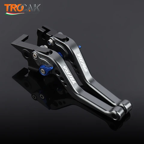 Рычаги Тормоза И Сцепления CNC Для Yamaha YZF R6 2005-2016, Короткие, Алюминиевые, С Логотипом, Декоративные Накладки