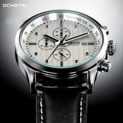 OCHSTIN-Montre-bracelet de luxe étanche pour homme, chronographe Shoous, date, militaire, montres à quartz pour homme, haute qualité, nouveau, 2023