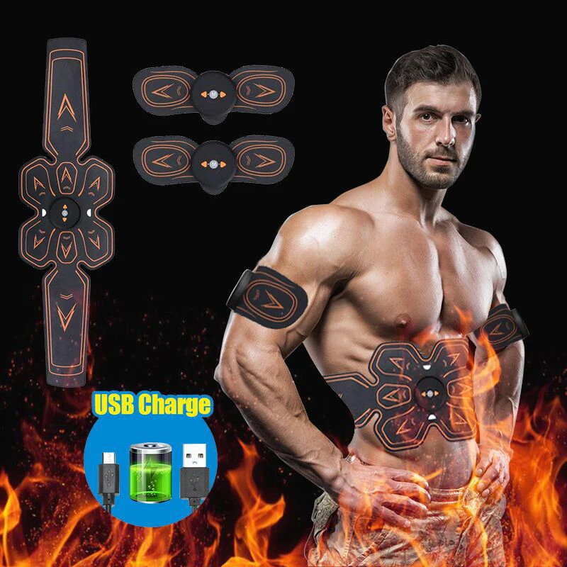 

Abdomen Vibration Fitness Massager Abdominal Stimulator EMS Abdominal Muscle Trainer Electroestimulador Muscular Training Gym