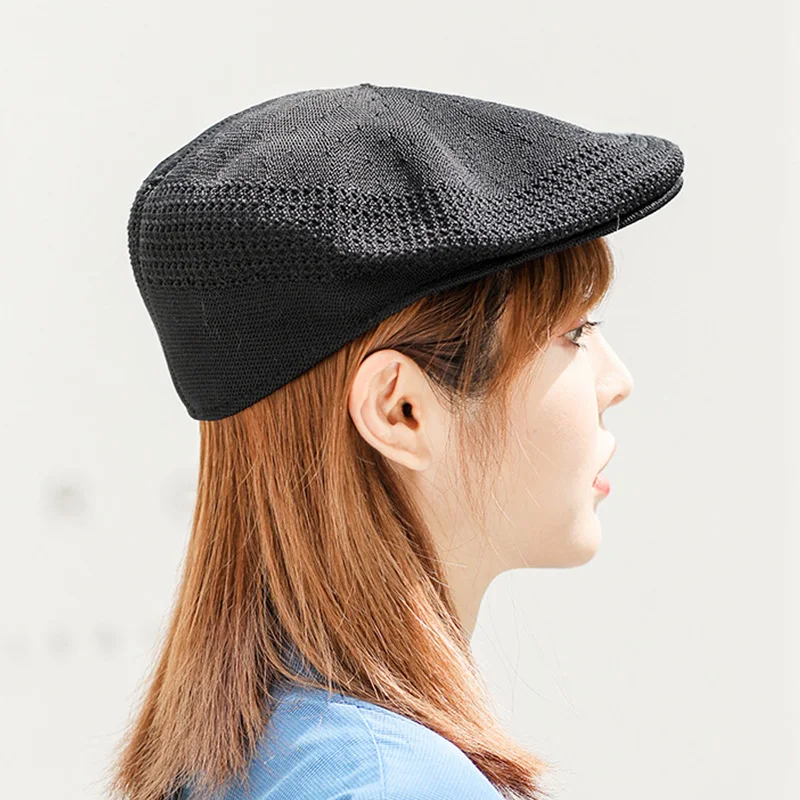 New Fashion Beret Hats for Women Men\'s Classic Beret Elegant Lady Casual Hat Cotton Berets Newsboy Octagonal Hats Painter Hats