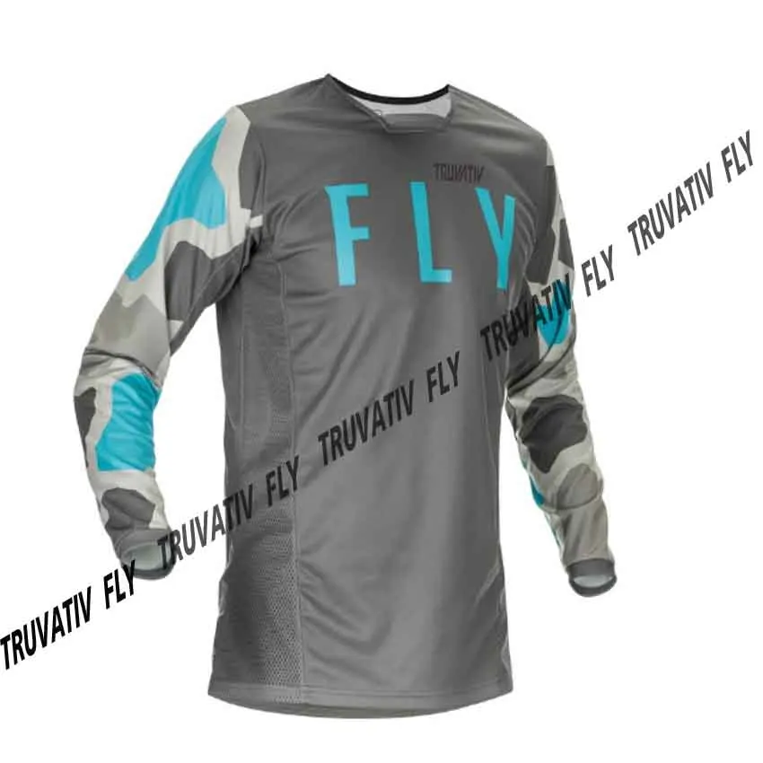2021 moto Jersey Mountain maillot Off Road  MTB DH Bike cycling Jersery Motocross Jersey Breathable Quick Dry view 2