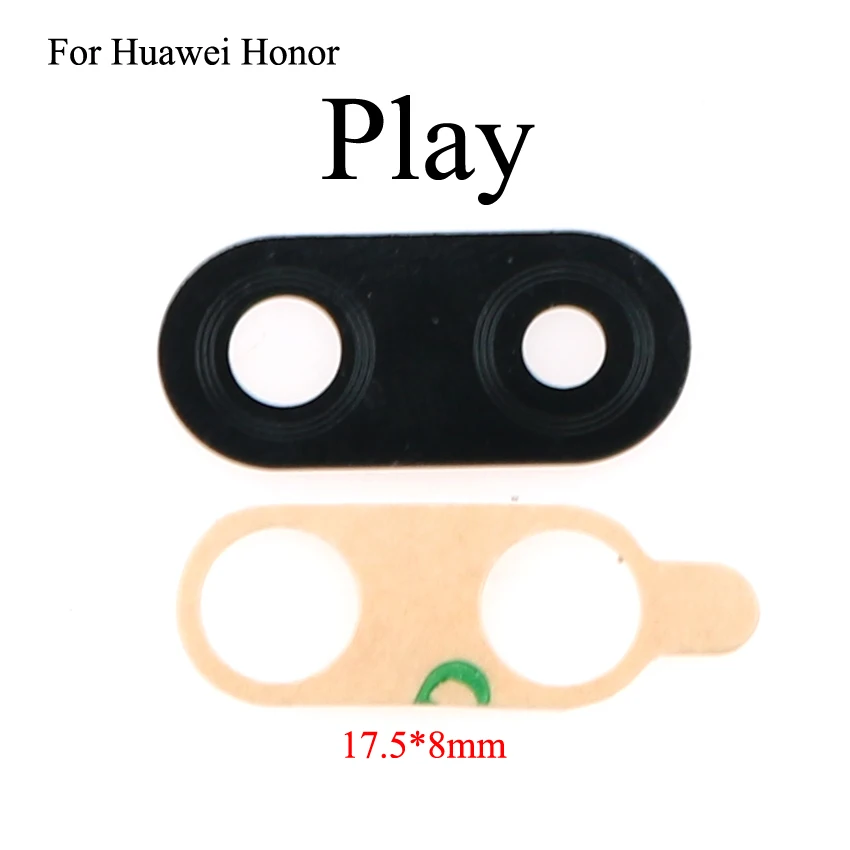 Yuxi เลนส์ด้านหลังกล้องเลนส์สำหรับ Huawei Honor 10 8X 7C 7A 6X 6A 5C 5X Play ซ่อม Sqare อะไหล่