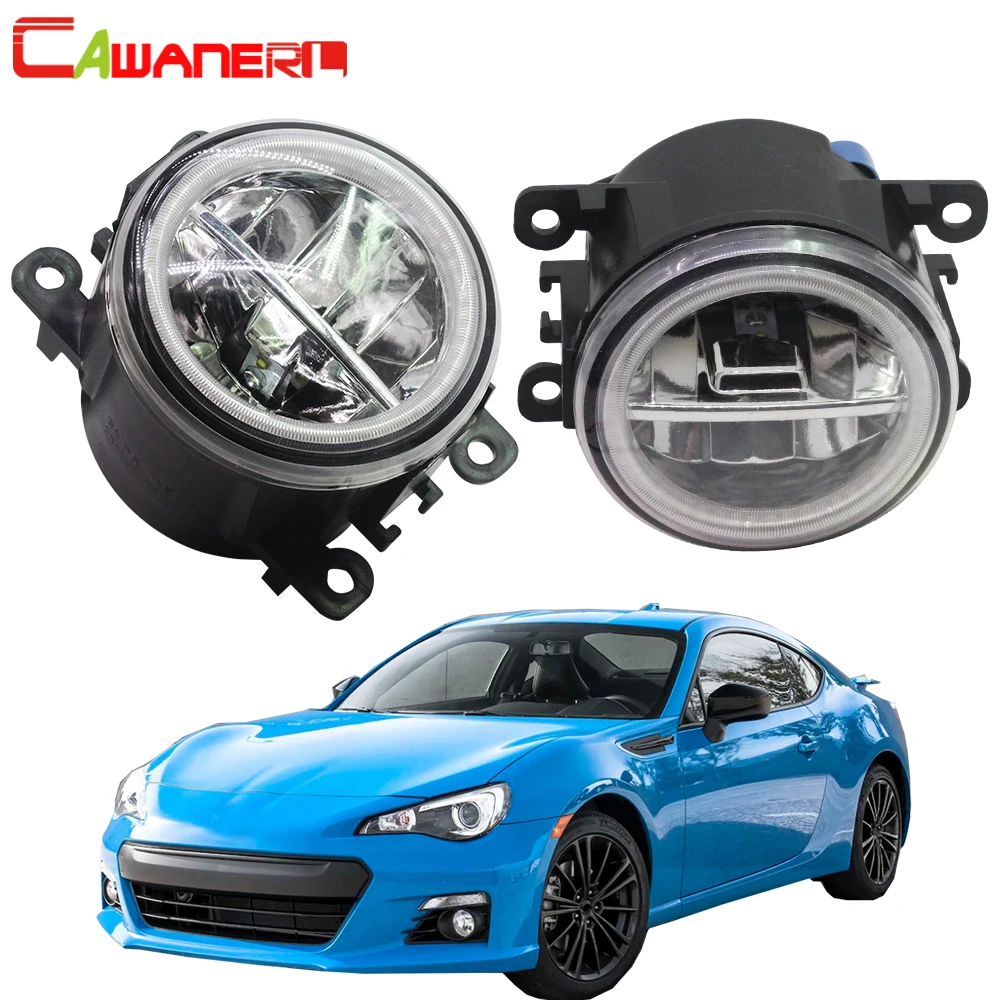 

Cawanerl Car H11 LED Fog Light + Angel Eye Daytime Running Light DRL 4000LM 12V For Subaru BRZ 2013 2014 2015 2016 2017 2018