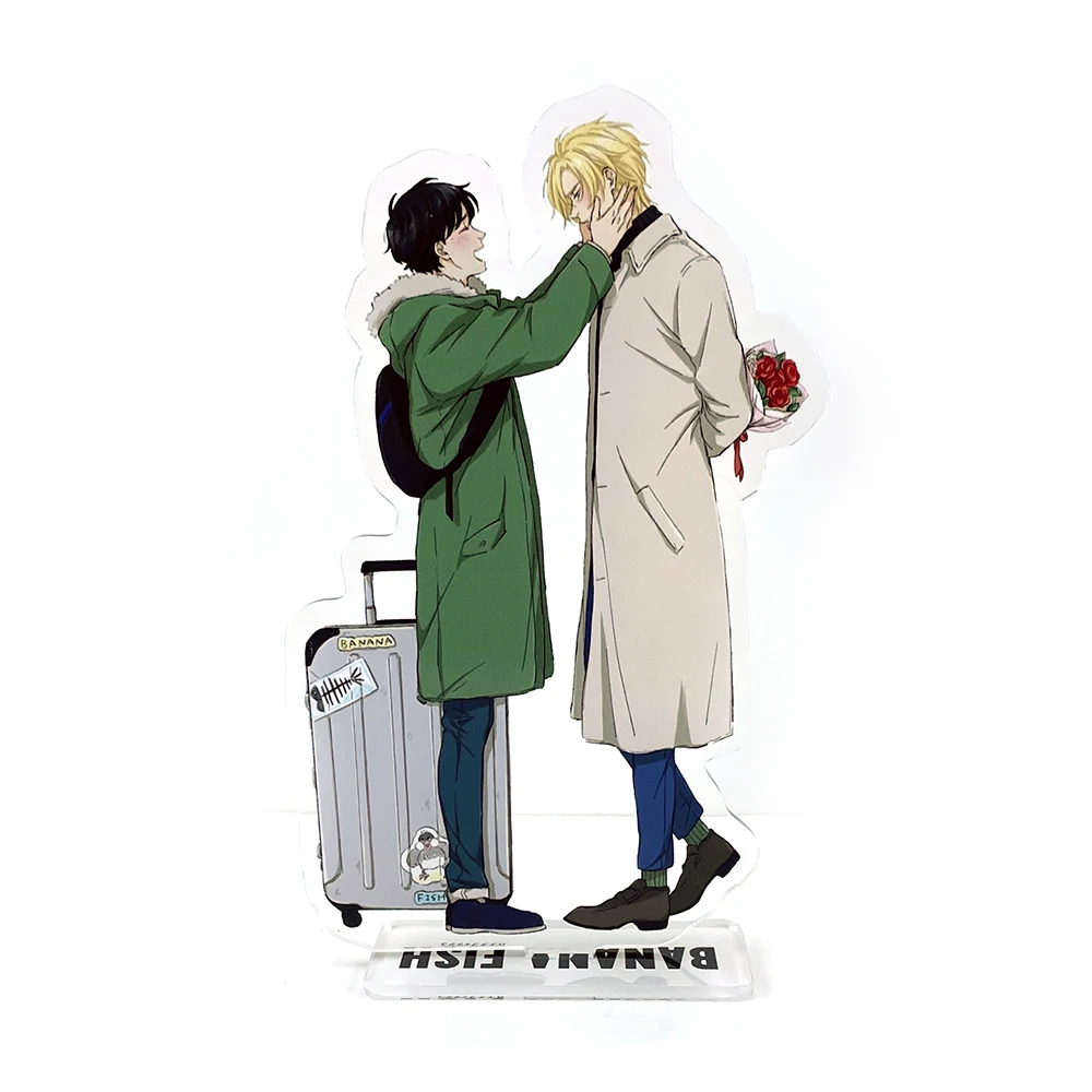 BANANA FISH Ash Okumura Eiji couple acrylic standee figurines desk decoration cake topper anime