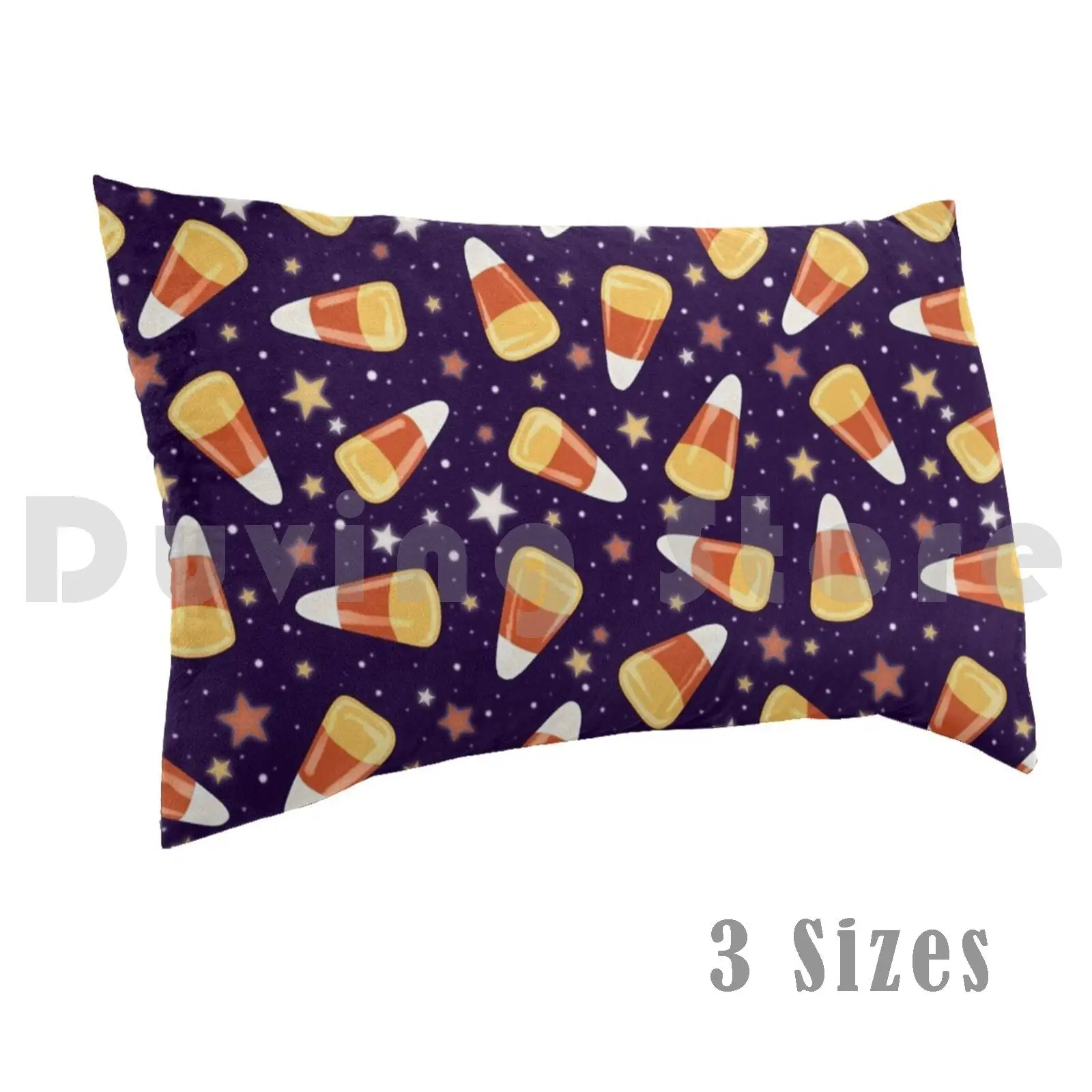 Funda de almohada Candy Corn Dreams 1334 Sweets Candy Corn Halloween Treat Trick Spooky Costume Amarillo