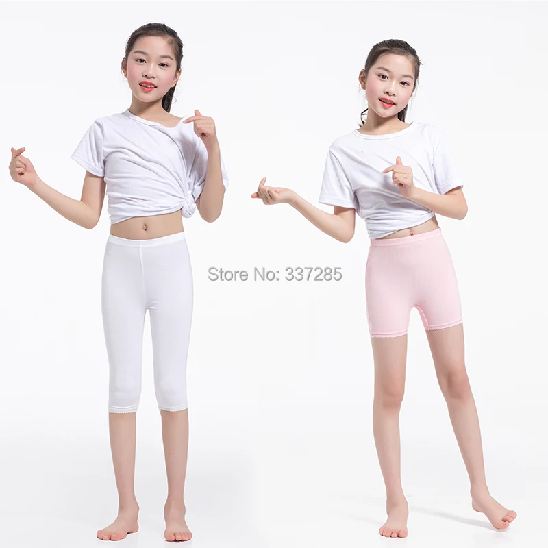 3-16Y girls spring summer pants calf-length leggings short pants Candy Color pants girls legging Knee Length baby girls pants
