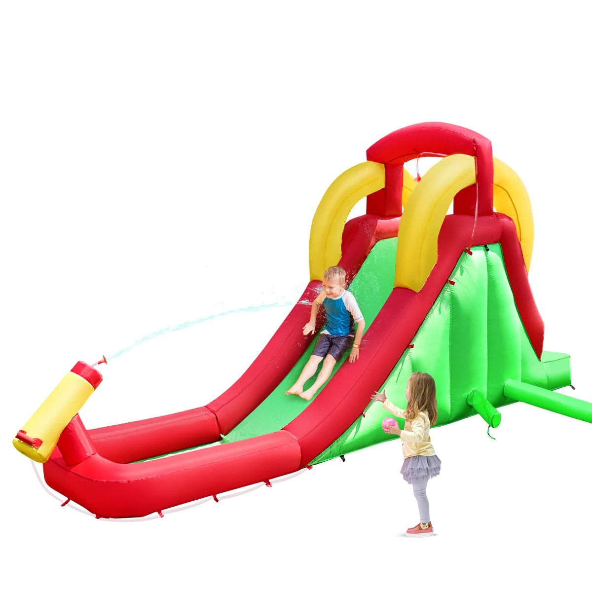 Inflatable Moonwalk Water Slide Bounce House Bouncer Kids Jumper Climbing New